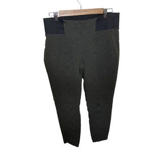 Maurices Green Elastic Waistband Dress Pants Women's Size Large